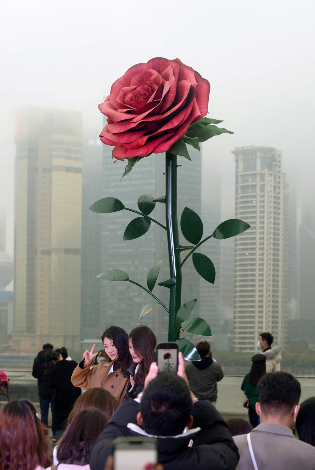 贵阳美陈公司，大型玫瑰花，主题美陈，玫瑰花雕塑