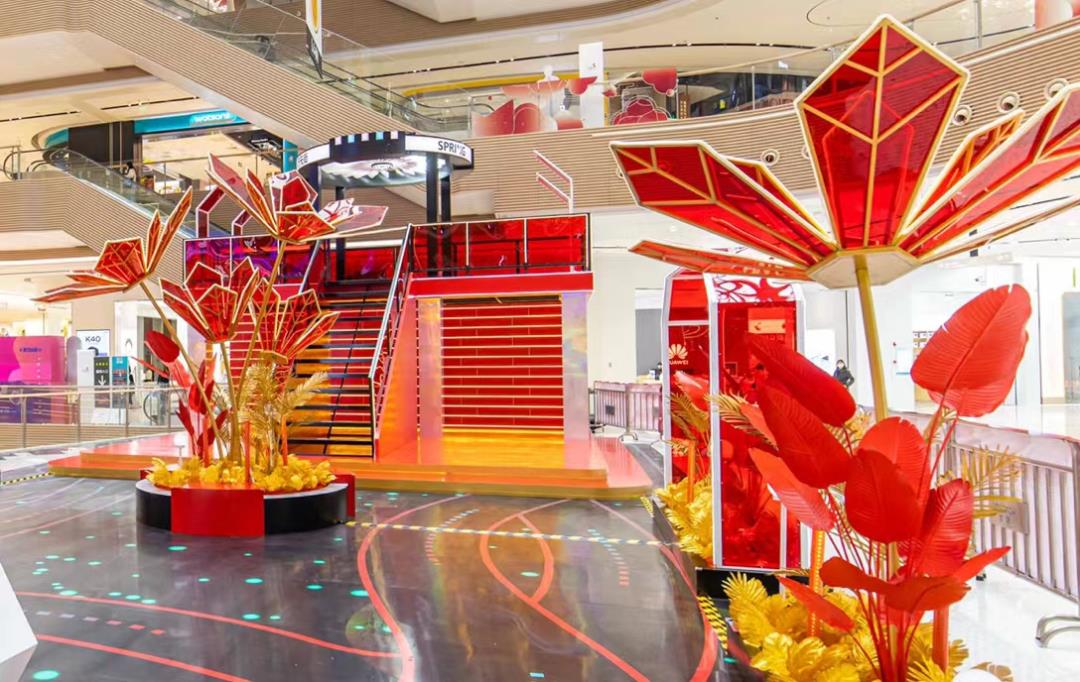 商场美陈，贵阳美陈公司，中庭dp点，美陈物料制作