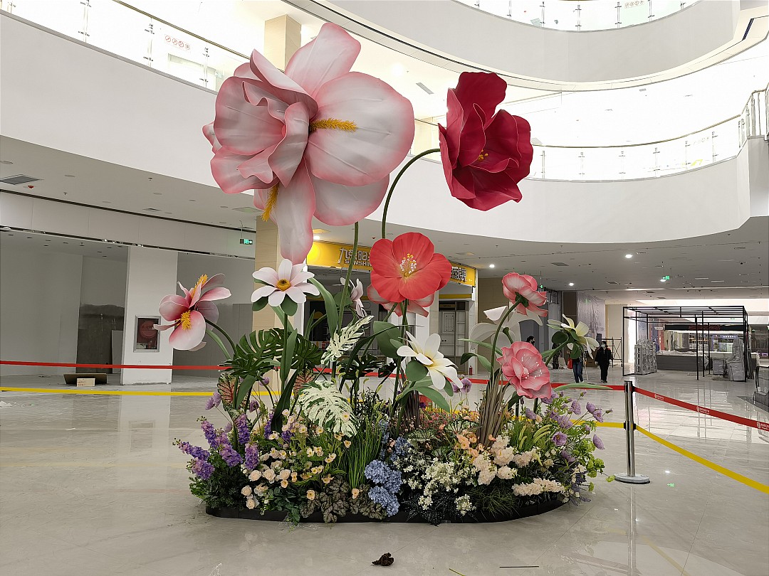 贵阳美陈公司,EVA纸艺花,商场美陈,纸艺花源头工厂