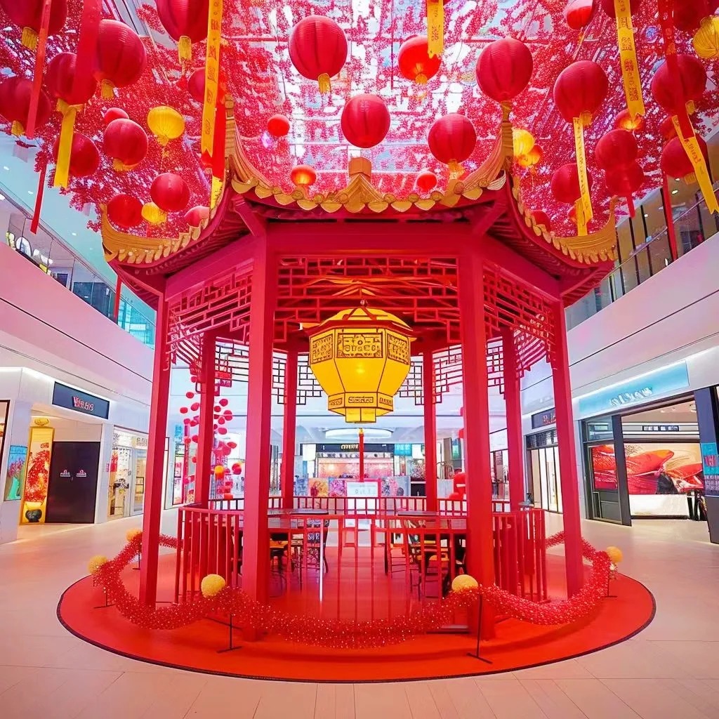 春节美陈，贵阳美陈公司，长沙美陈公司，灯笼美陈
