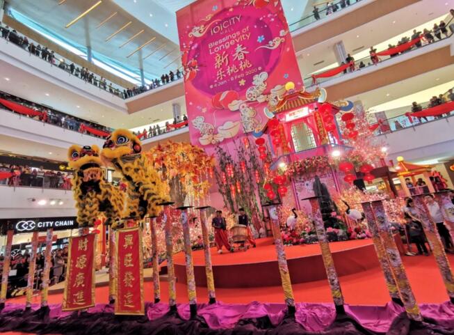 2020马来亚西春节商场美陈
