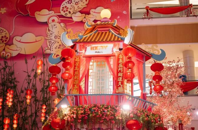 2020马来亚西春节商场美陈