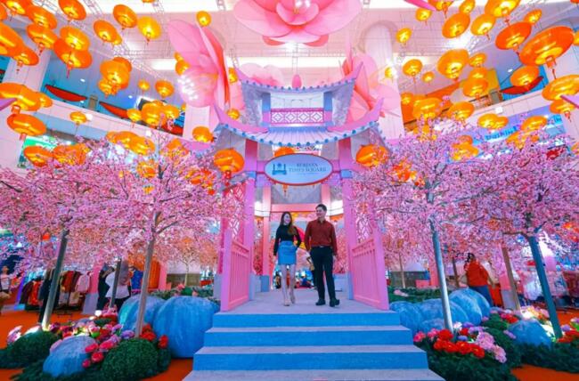 2020马来亚西春节商场美陈