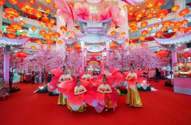 2020马来亚西春节商场美陈