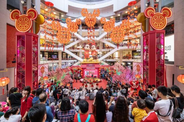 2020马来亚西春节商场美陈