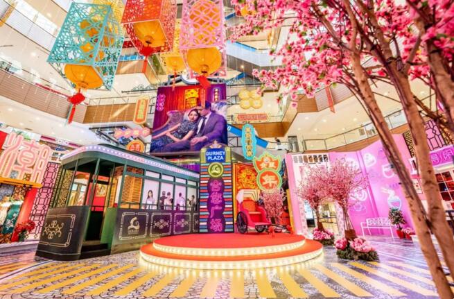 2020马来亚西春节商场美陈