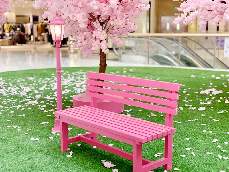 春季美陈“樱花”在商业美陈中的应用场景