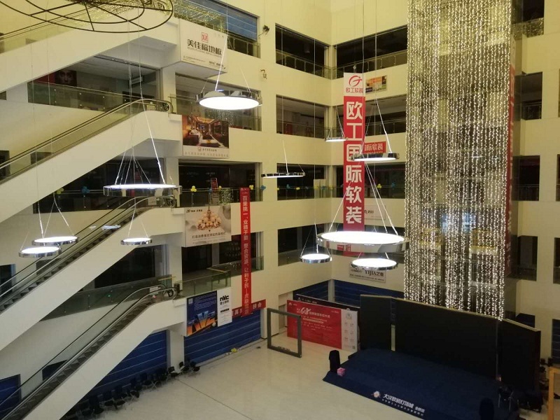 中庭吊饰美陈星空天幕