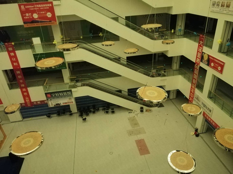 中庭吊饰美陈星空天幕