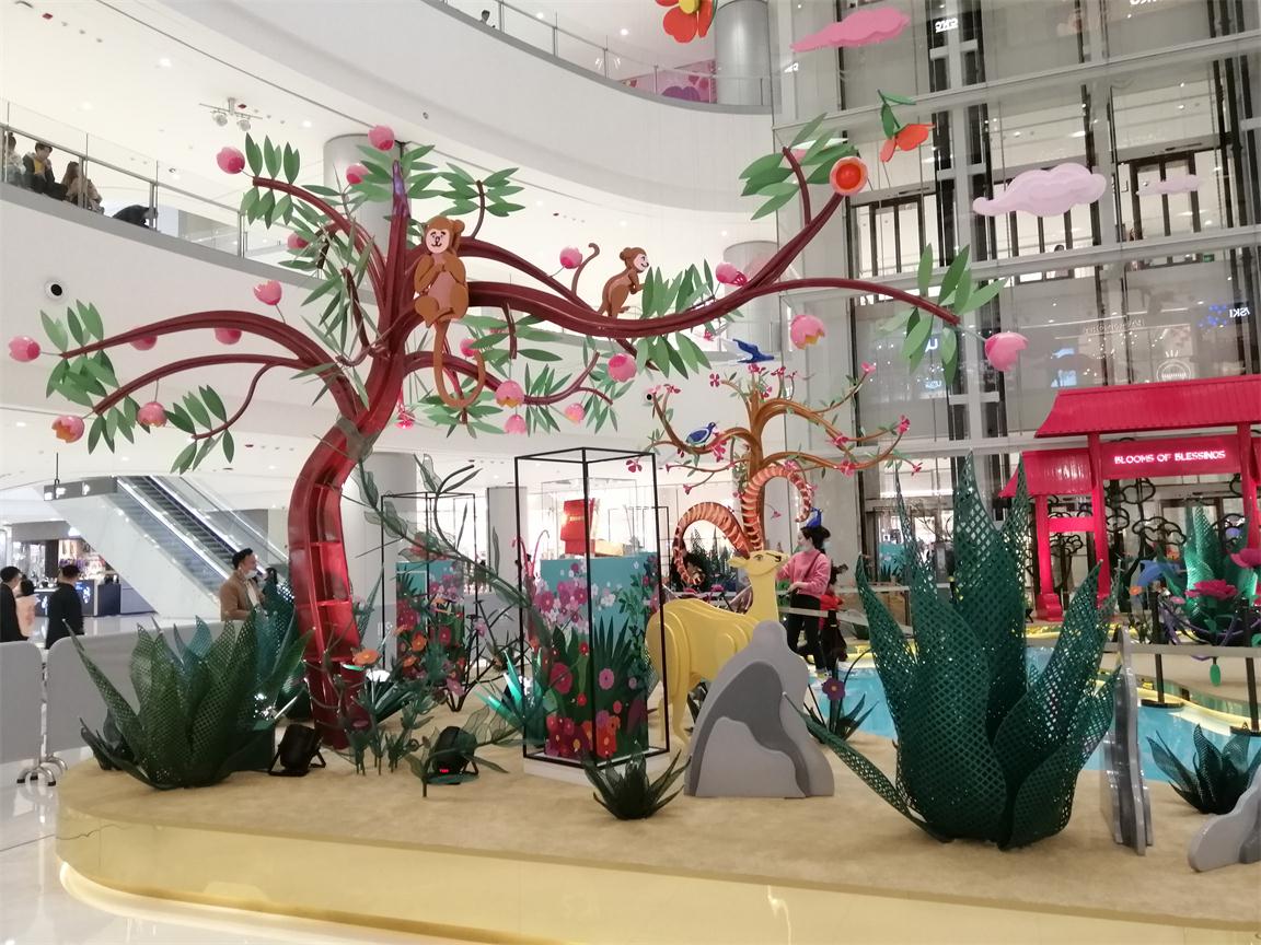 贵阳美陈公司，商场美陈设计，贵州美陈设计制作，春季美陈设计，商场春夏美陈
